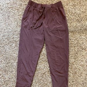Taupe/brown straight leg pants